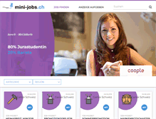 Tablet Screenshot of mini-jobs.ch